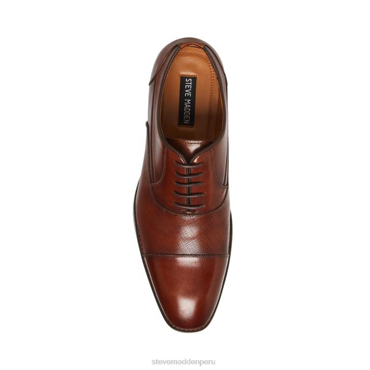 Steve Madden calzado hombres supervisor-r 4DZJ1062 cuero coñac