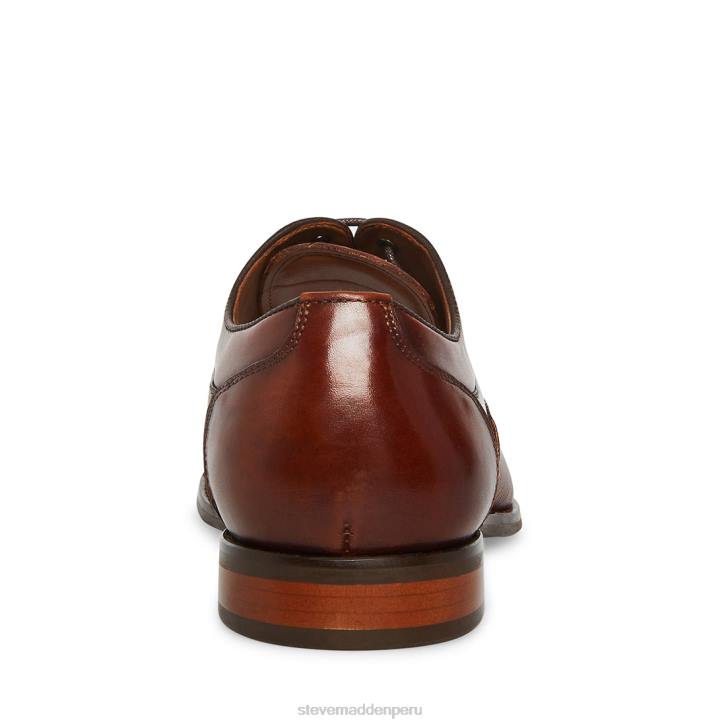 Steve Madden calzado hombres supervisor-r 4DZJ1062 cuero coñac