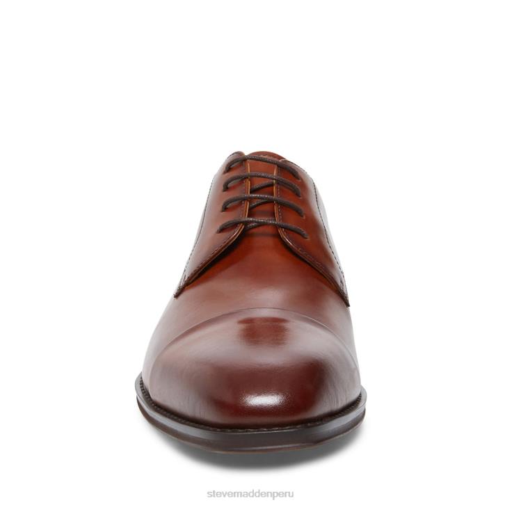 Steve Madden calzado hombres trama 4DZJ1067 cuero marrón