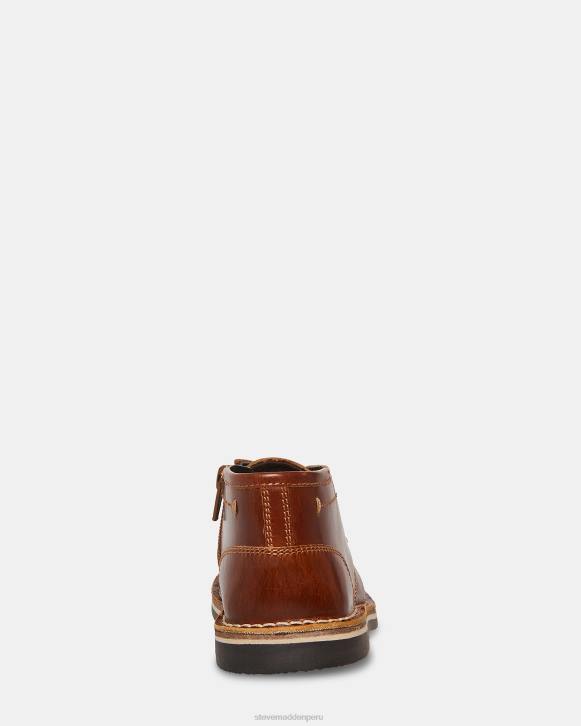 Steve Madden calzado niños bharkeen 4DZJ1149 cuero coñac
