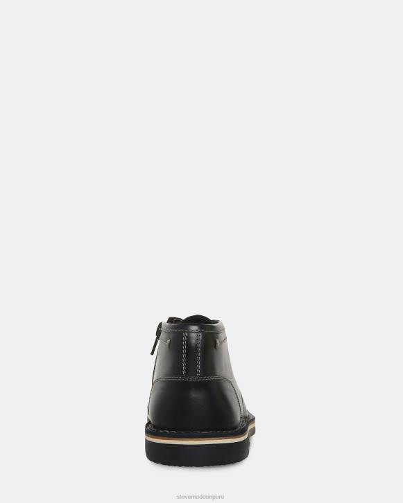 Steve Madden calzado niños bharkeen 4DZJ1153 cuero negro